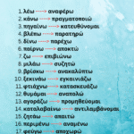 greek verbs basic vs advanced