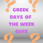 greek days of the week quiz