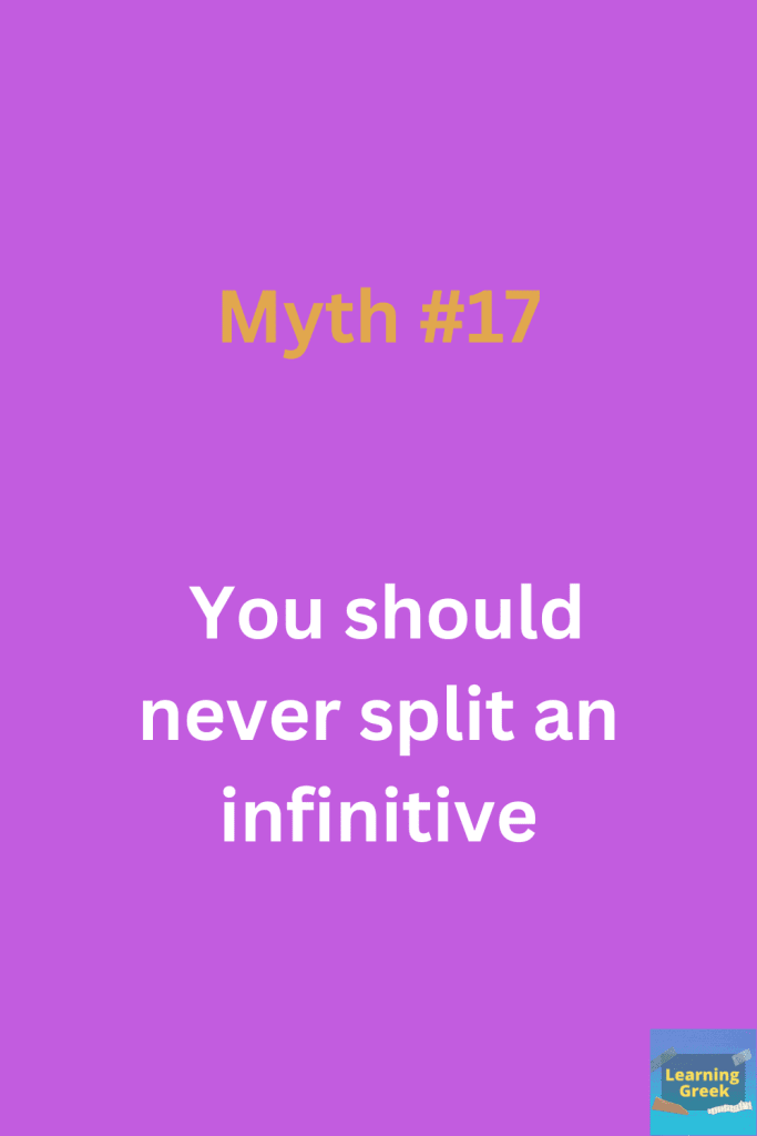 20 Greek Grammar Myths Debunked