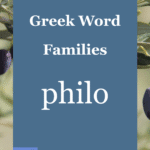 greek word family philo-