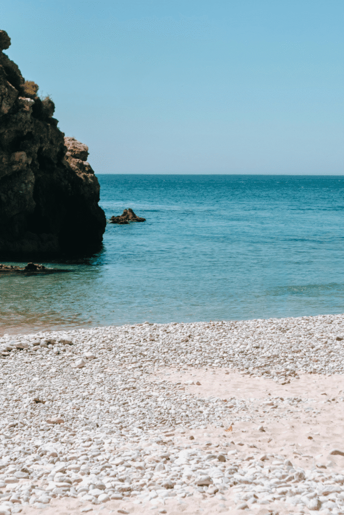 view of a greek beach