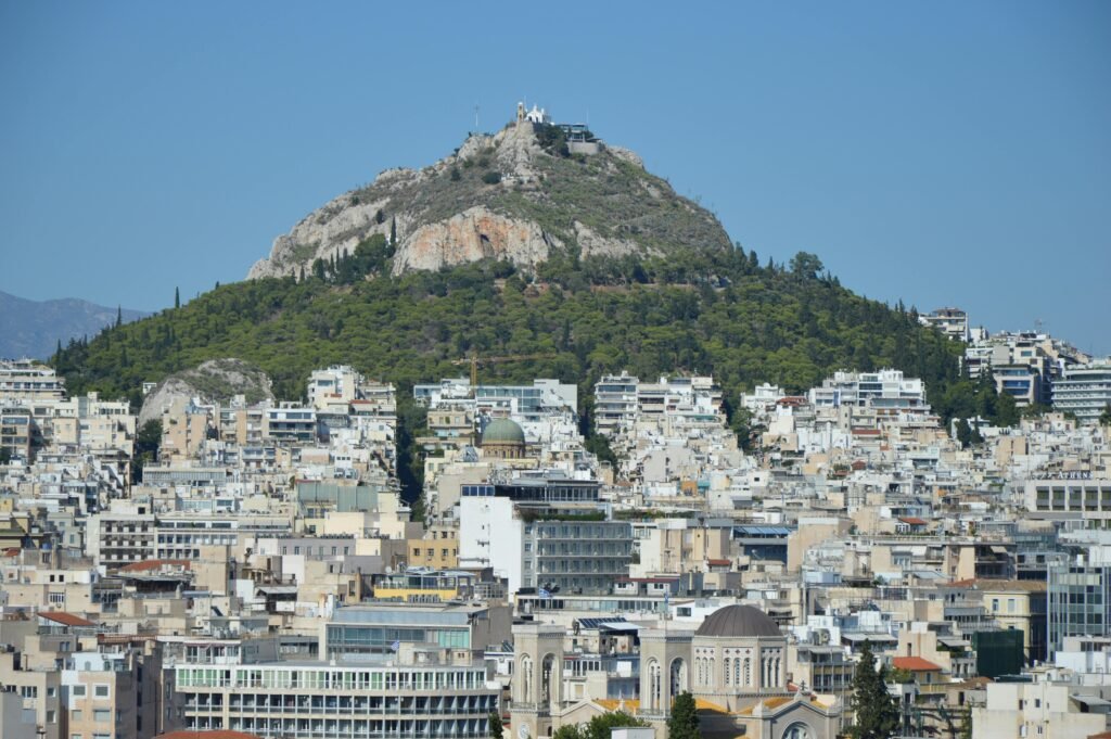 view of Lycabettus hill