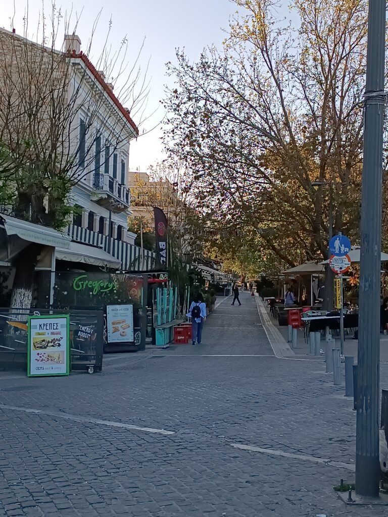 Athens travel tips View of Monastiraki area