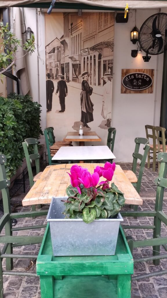 Athens travel tips pic of a traditional greek taverna