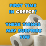 One of the strangest things you will see when visiting Greece for the first time is how Greeks deal with toilet paper as the one in the pic