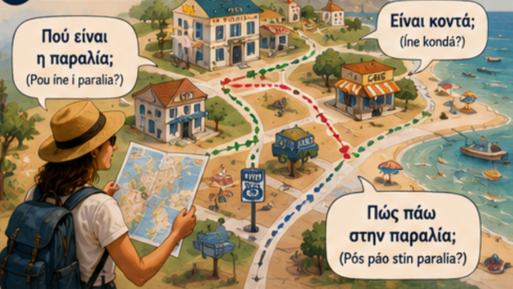  a girl is asking for directions